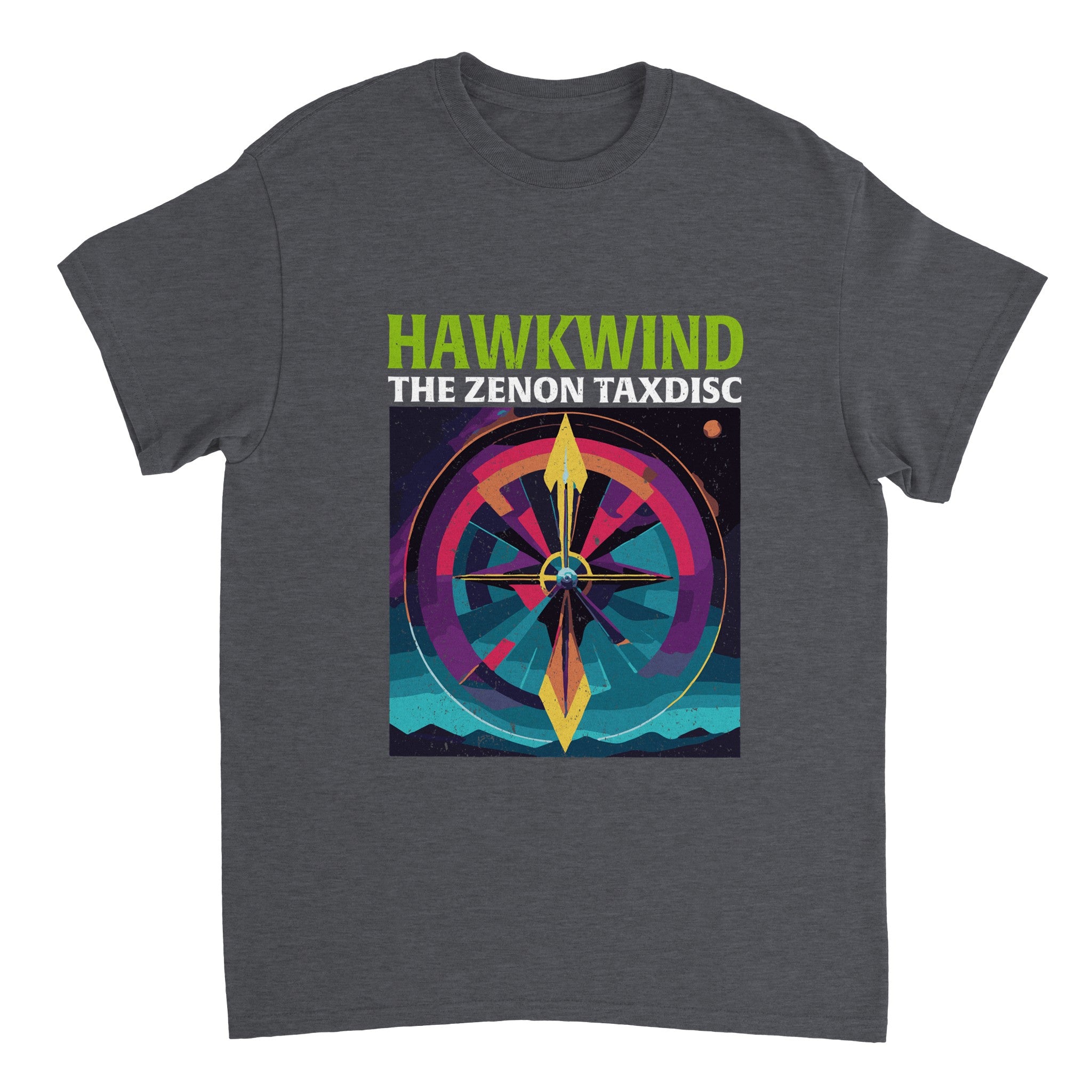 Zenon & Hawkwind "The Zenon TaxDisc" Album Cover Fan Art T-Shirt