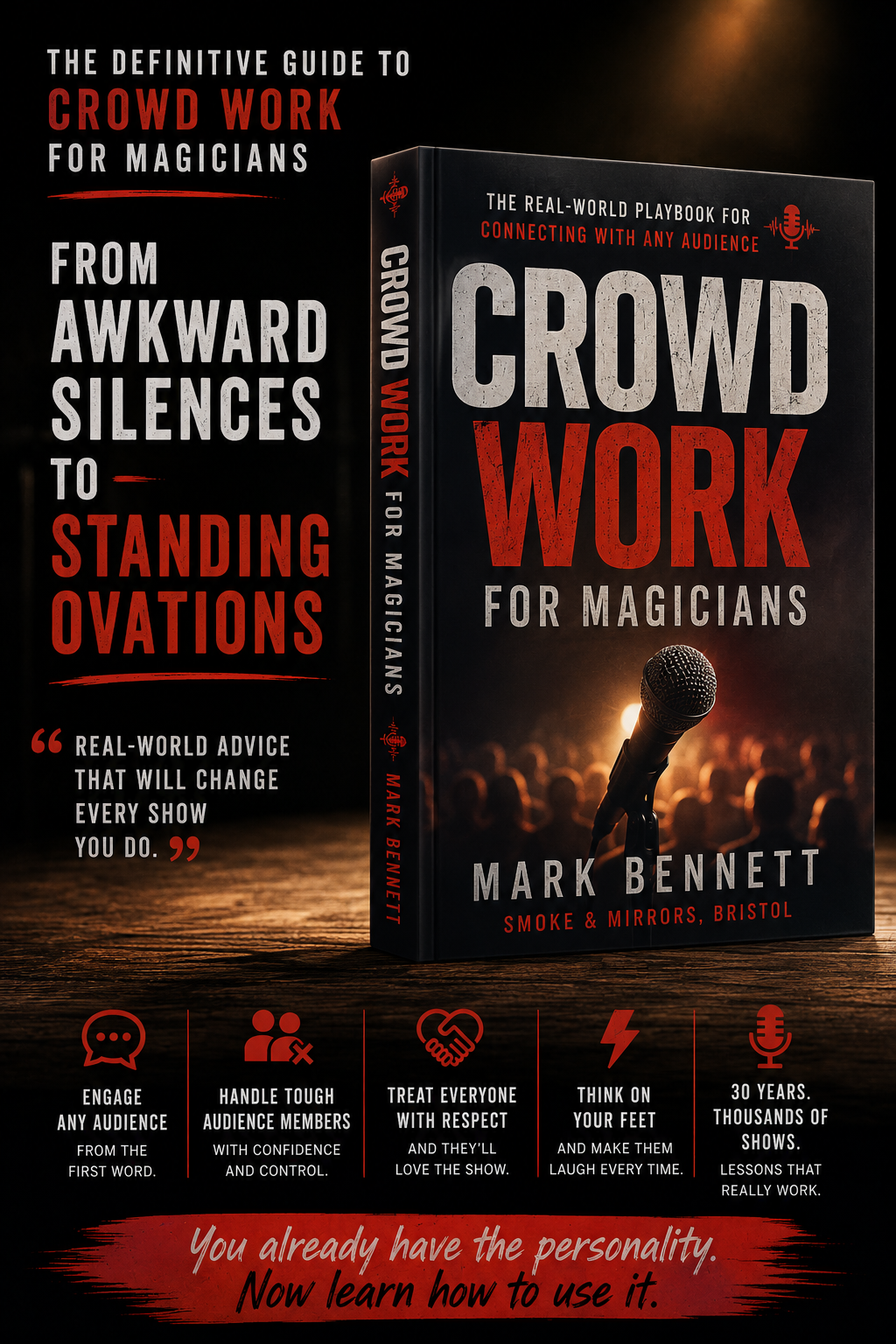 Crowd Work for Magicians by Mark Bennett (updated 2026)